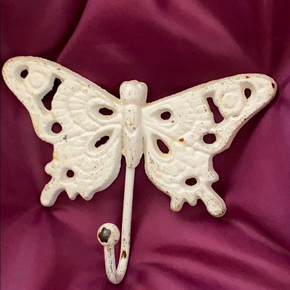 🦋Butterfly Coat Hook🦋Metal🦋Indoor/Outdoor🦋 - Picture 4 of 6